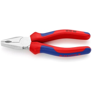 Knipex 03 05 160 Combination Pliers chrome-plated 160mm Grip Handle